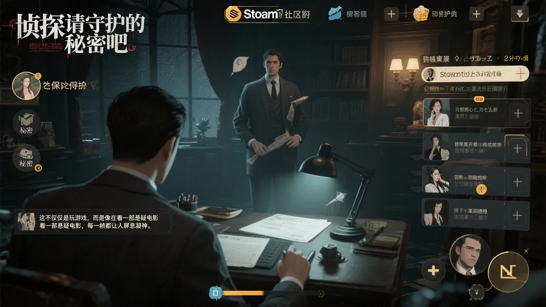 《侦探，保守我的秘密！》Steam获极高评价，好评率高达99%！